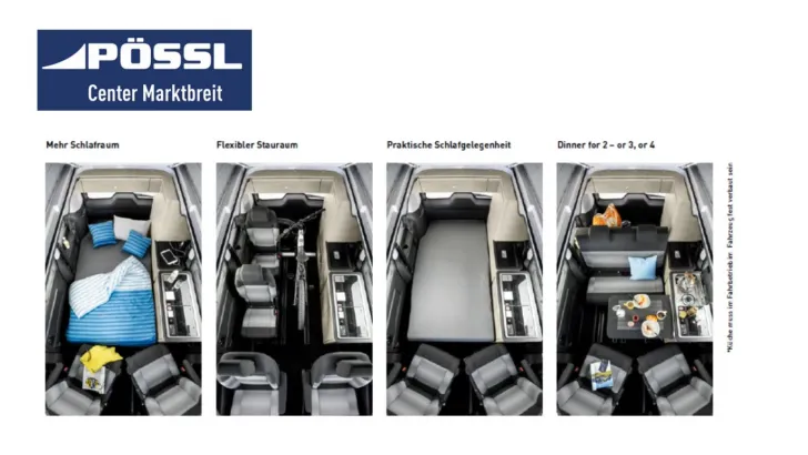 Fahrzeugbild Pössl CAMPSTER, Autom., Heizung, Navi, Xenon #12