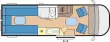 Grundriss Tag Hobby MAXIA VAN 680 DT