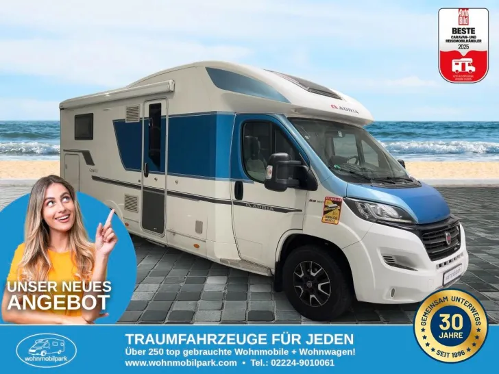 Fahrzeugbild Adria Coral 670 DL Plus/1.HD/Einzelbetten/Klima/Garage #1
