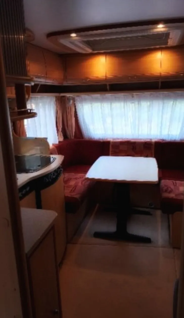 Grundriss Nacht Dethleffs Camper 450 DB Edition Top Zustand 1.Hand , sehr gepf