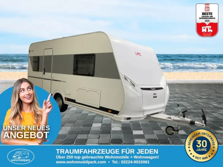 Fahrzeugbild LMC Tandero 480 D/1.Hand/Festbett/Rundsitz/Mover/TOP #1