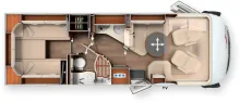 Grundriss Tag Carthago chic e-line I 51 LE (535)