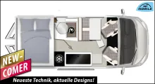 Fahrzeugbild Karmann Mobil Davis 590 TS *SCHAUSONNTAG 11-16 UHR* #3