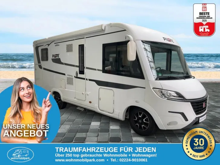 Fahrzeugbild Pilote Essentiel G700 C/ Queensbett+Hubbett/Klima/Solar #1