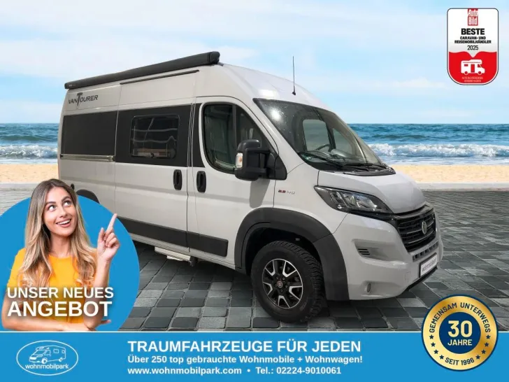 Fahrzeugbild VanTourer 540/1.Hand/Festbett/Klimaanlage/Markise/WIE NEU! #1