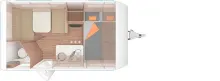 Grundriss Tag Weinsberg CaraOne 390 QD Edition [HOT] Truma Mover, Fahrradträger
