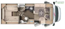 Grundriss Tag Carthago C1-tourer Edition+ I 149 RB-LE comfort 4.2 t Modell 2026 / Abverkauf