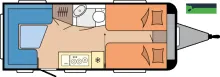 Grundriss Tag Hobby De Luxe 495 UL Modell 2026