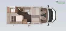 Grundriss Tag Knaus LIVE WAVE 650 MF PLATINUM SELECTION Modell 2025 / Live Ti