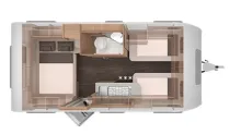Grundriss Nacht Knaus Sport 460 EU Modell 2026