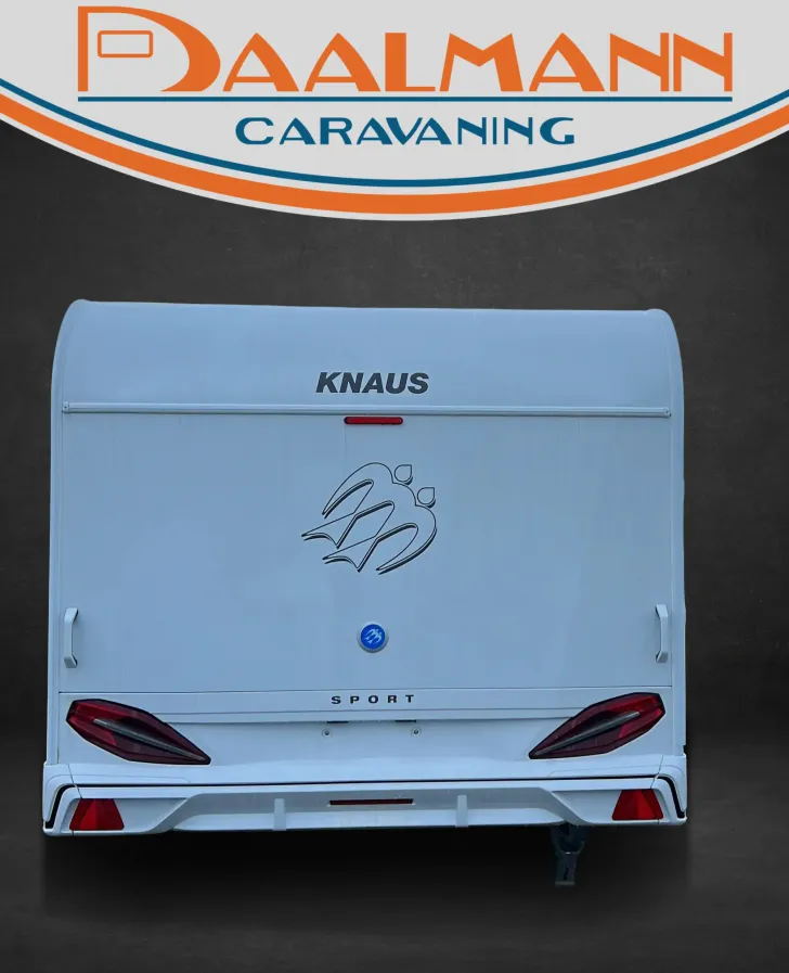Frontal Hinten Knaus Sport 580 QS UVP 36.648 ATC, Fahrradtr.