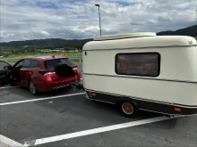 Grundriss Tag Hymer Eriba Touring Puck Puck Bestens erhalten , Originalzus