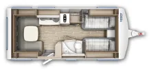 Grundriss Tag Fendt Saphir 515 SG Klima per App | Mover | Markis
