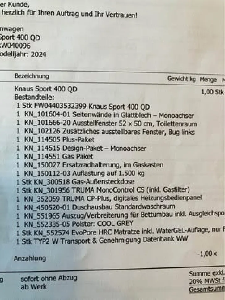 Fahrzeugbild Knaus Sport 400 QD Neu #10