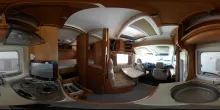 360° Innenansicht Rapido Serie 9 903 F - Hubbett - im Kundenauftrag.