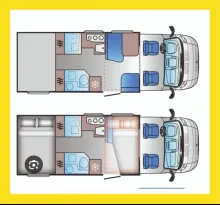 Grundriss Tag Sun Living S 70 SP Sunliving S Adria Grupp