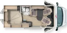 Grundriss Tag Malibu Van compact 540 DB v. Pakete! Abverkauf! Fiat
