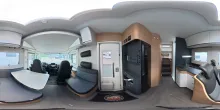 360° Innenansicht Adria Sonic 700 SL I 180PS I ALDE I 5 Sitze