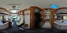360° Innenansicht Morelo Palace 90 M Eurocargo, High-End Autarkie