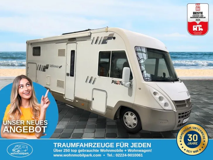 Fahrzeugbild Pilote Reference740G LG/Einzelbetten/Klima/Solar/Garage #1