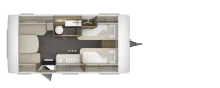 Grundriss Tag Tabbert Cazadora 460 E 2,3 *Premium-Exterieur-Paket*