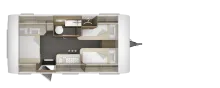 Grundriss Nacht Tabbert Cazadora 460 E 2,3 *Premium-Exterieur-Paket*
