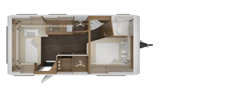 Grundriss Nacht Tabbert Vivaldi 490 TD 2,3 *Premium-Interieur-Paket*