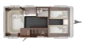 Grundriss Nacht Tabbert Puccini 550 E 2,5 Finest Edition *32" TV-Pakat*