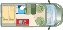 Grundriss Tag Roadcar R 540 Fiat I.Hand