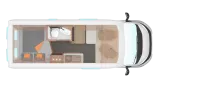 Grundriss Tag Weinsberg CaraBus EDITION FIRE 600 MQ