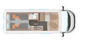Grundriss Tag Weinsberg CaraBus GREY EDITION FIRE 600 ME