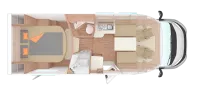 Grundriss Tag Weinsberg CaraSuite 700 DX EDITION [SPICY]