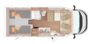 Grundriss Nacht Weinsberg CaraSuite 650 MEG EDITION [SPICY] 2027er Modell