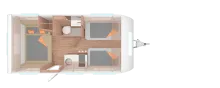 Grundriss Nacht Weinsberg CaraLife 470 EU Nachfolger CaraCito, MJ 2027