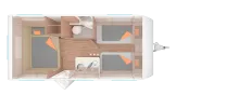 Grundriss Nacht Weinsberg CaraOne 480 EU *Advanced-Paket*