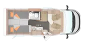 Grundriss Tag Weinsberg CaraCompact 580 MEG EDITION [PEPPER] im Zulauf