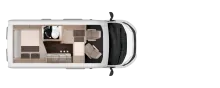 Grundriss Nacht Knaus BoxLife 540 MQ PLATINUM SELECTION Modell 2027 / Jetzt vorbestellen
