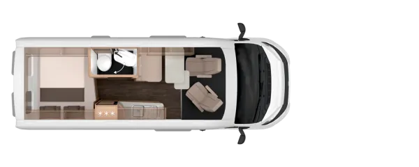Tagesgrundriss Knaus BoxLife 600 MQ Platinum Selection Tagesgrundriss Knaus BoxLife 600 MQ Platinum Selection