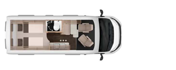 Grundriss Tag Knaus BoxLife 600 ME Platinum Selection Im Zulauf!