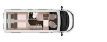 Grundriss Nacht Knaus BoxLife 600 ME Platinum Selection Im Zulauf!