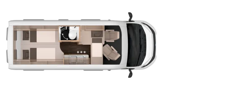 Grundriss Nacht Knaus BoxLife 600 ME Platinum Selection Im Zulauf!