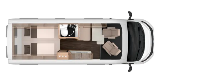 Grundriss Tag Knaus BoxLife 630 ME Platinum Selection