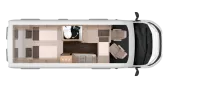 Grundriss Nacht Knaus BoxLife 630 ME Platinum Selection