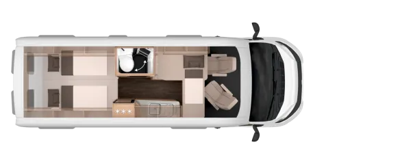 Nachtgrundriss Knaus BoxLife 630 ME Platinum Selection Nachtgrundriss Knaus BoxLife 630 ME Platinum Selection