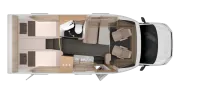 Grundriss Tag Knaus Sky TI 650 MEG *Automatik*VW Crafter*