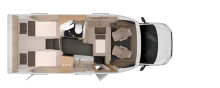 Grundriss Nacht Knaus Sky TI 650 MEG *Automatik*VW Crafter*