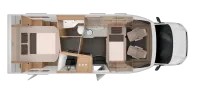Grundriss Nacht Knaus Sky TI 700 DX