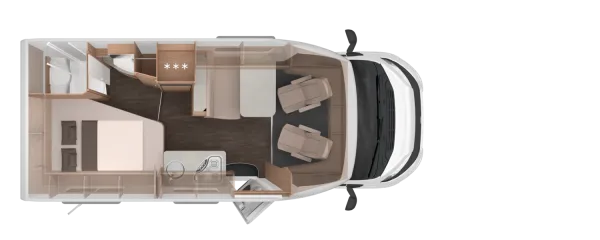 Tagesgrundriss Knaus L!VE TI 590 MF Platinum Selection Tagesgrundriss Knaus L!VE TI 590 MF Platinum Selection