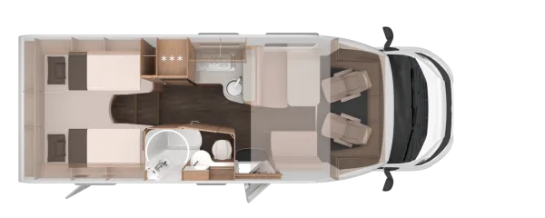 Tagesgrundriss Knaus L!VE WAVE 700 MEG Platinum Selection Tagesgrundriss Knaus L!VE WAVE 700 MEG Platinum Selection