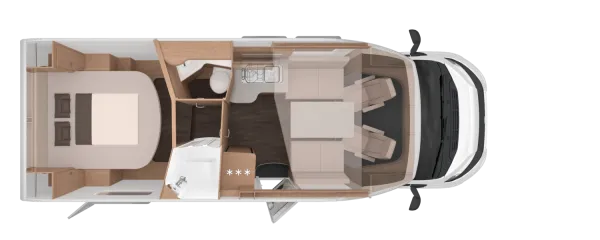 Tagesgrundriss Knaus L!VE WAVE 700 DX Platinum Selection Tagesgrundriss Knaus L!VE WAVE 700 DX Platinum Selection
